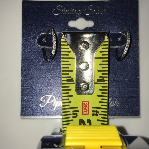 Piper & Taylor-Sterling Silver Hoop Earrings-NWT - Picture 6 of 8